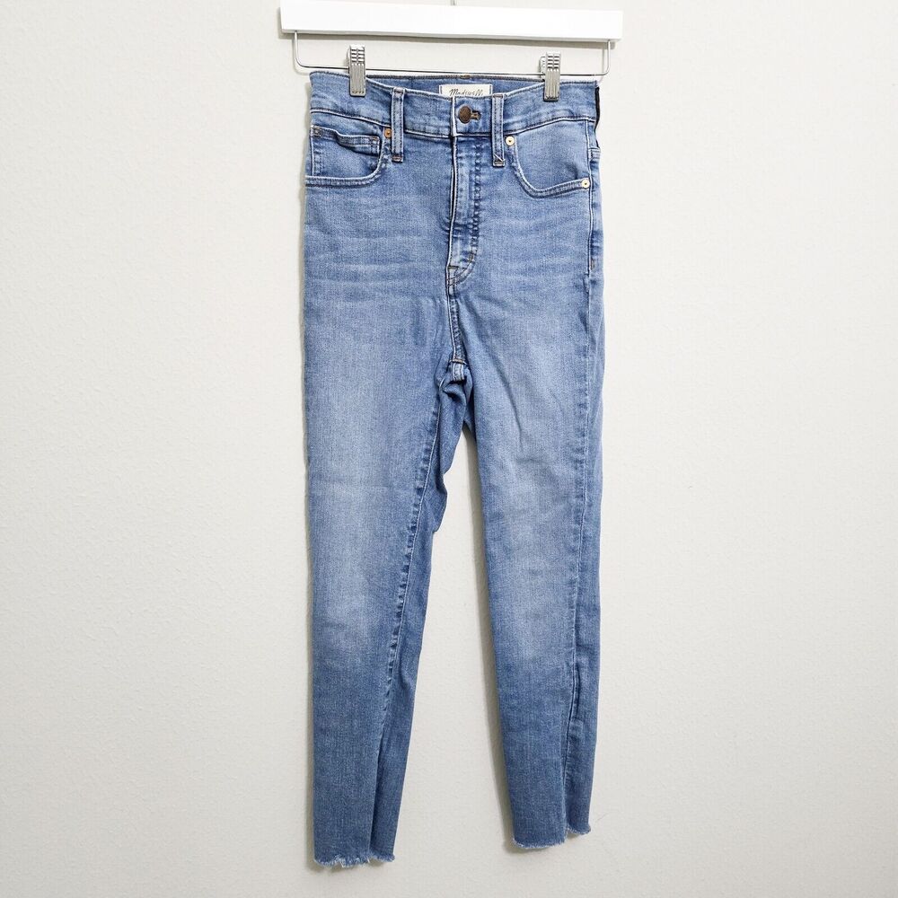 Madewell 11" High-rise Skinny Crop Jean Size 25